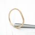 Plain gold red - zlat snubn prsten
