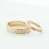 prsteny Raw gold red + 2 x Plain gold red Natura -  k6940