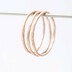 Plain gold red Natura - zlat snubn prsten