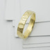 RAW gold yellow - zlat snubn prsten