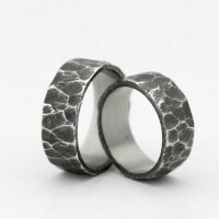 prsteny Raw nerez tmav�